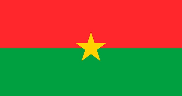 Vector de patrón de bandera de burkina faso