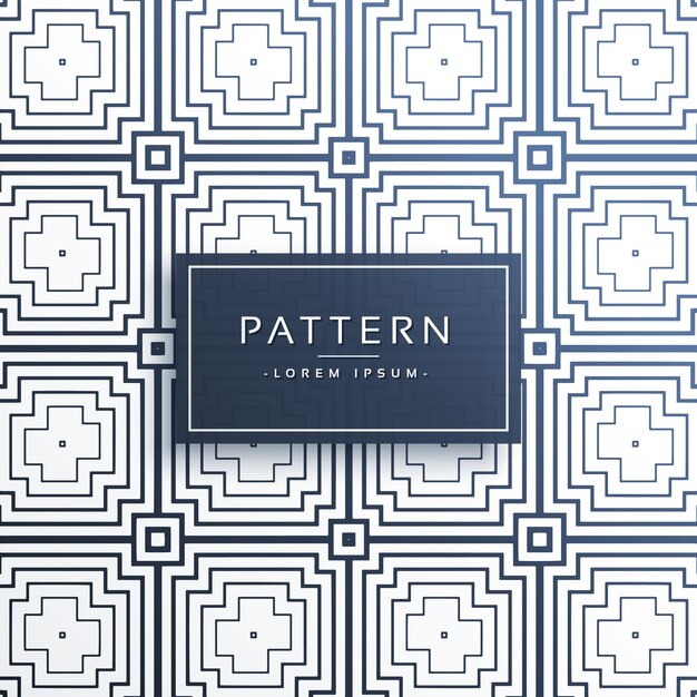 vector de patrón geométrico líneas creativas