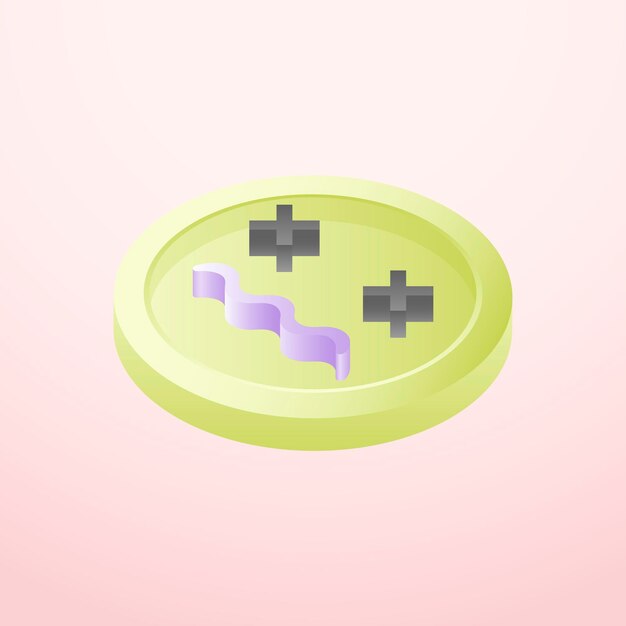 Vector de pegatina social de emoticon de cara verde enferma