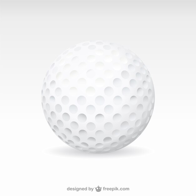 Vector pelota de golf