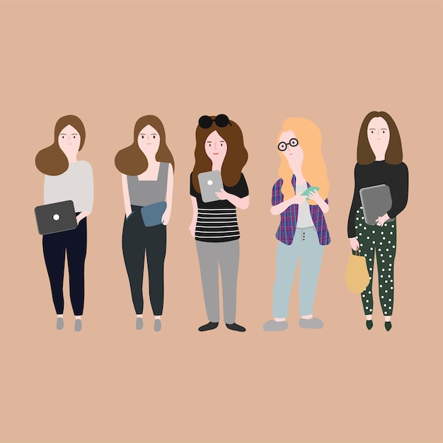 Vector de personas