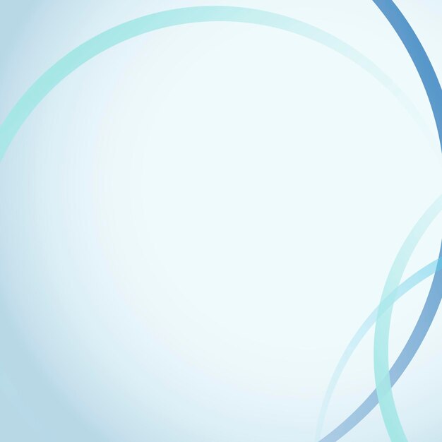 Vector de la plantilla de la curva azul