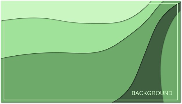 Vector de plantilla de fondo con temas de color de la naturaleza