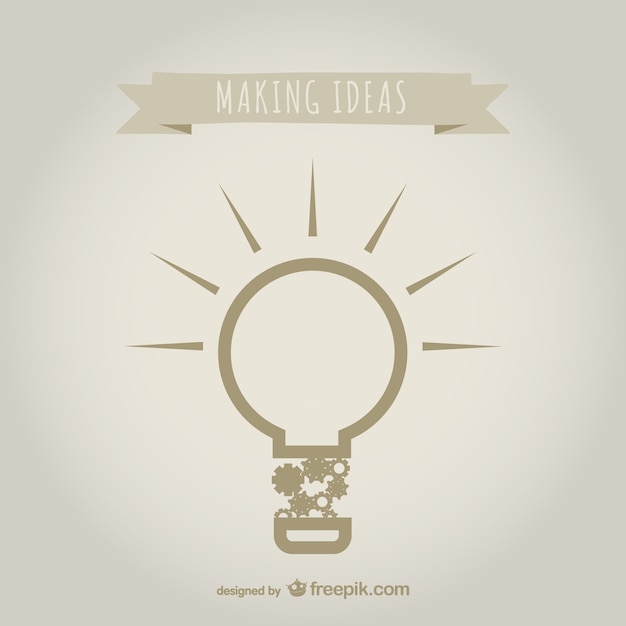 Vector plantilla de idea creativa