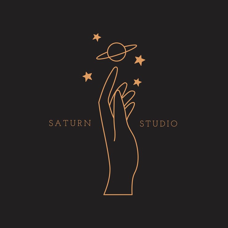 Vector gratuito vector de plantilla de logotipo de astronomía, diseño minimalista editable