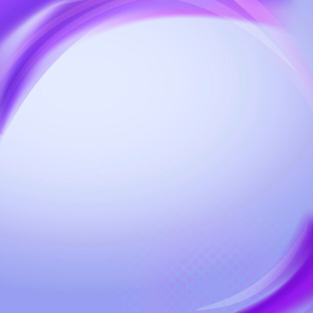 Vector de plantilla de marco de curva púrpura neón