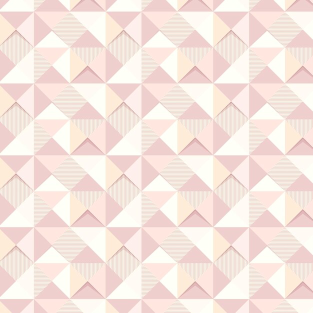 Vector de recurso de diseño de fondo estampado triángulo geométrico rosa transparente