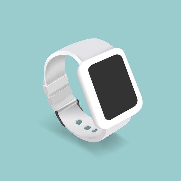 Vector de un reloj inteligente
