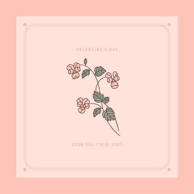 Vector de San Valentín 14 de febrero