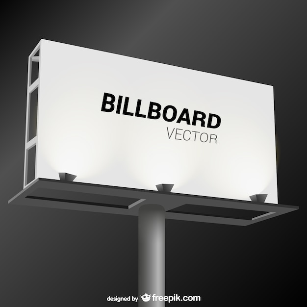 Vector tablón de anuncios