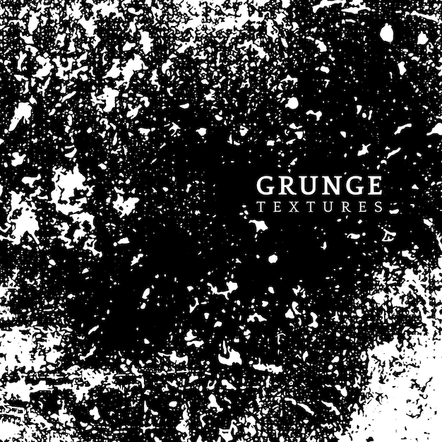 Vector de textura apenado grunge monocromo