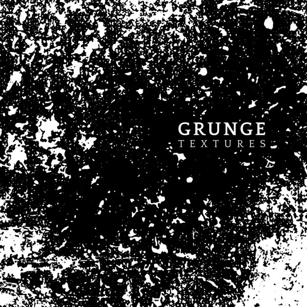 Vector de textura apenado grunge monocromo