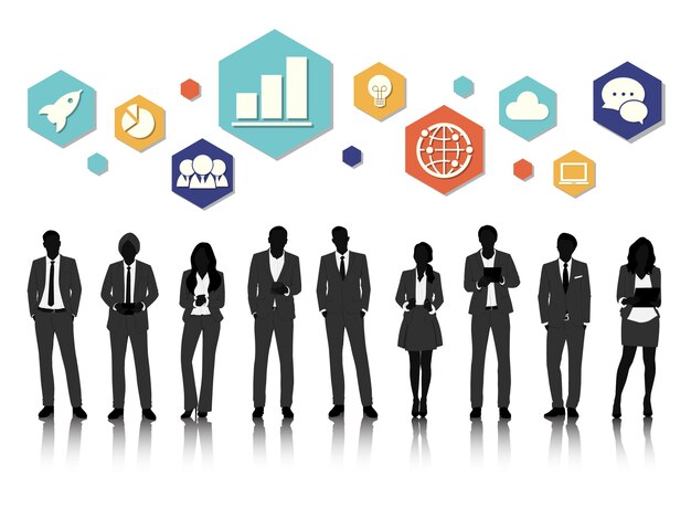 Vector UI Illustration Business People Concept
