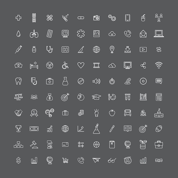 Vector UI Illustration Concepto de negocios médicos mixtos