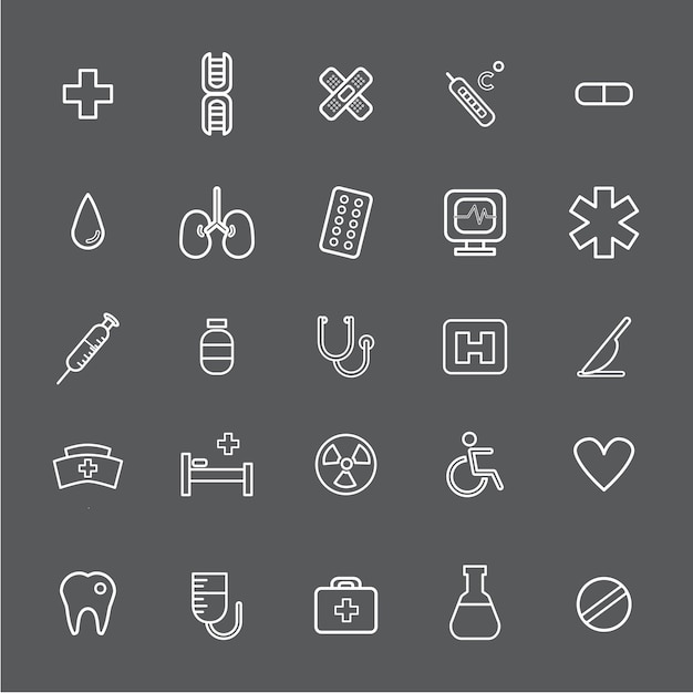 Vector UI Illustration Health Healthcare Hospital Concept