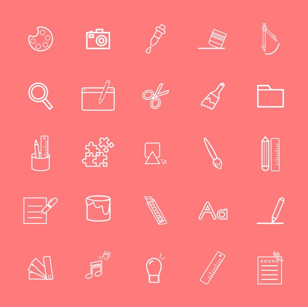 Vector UI Illustration Math Art Study Concept