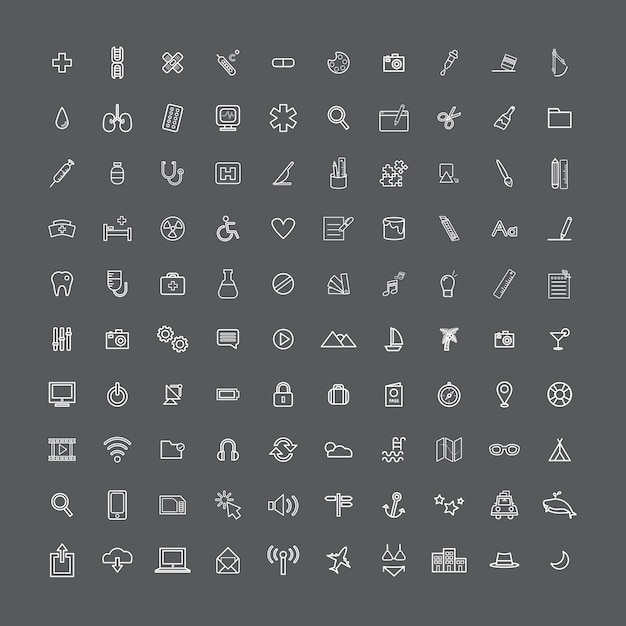 Vector UI Illustration Mixed Technologyl Concepto médico