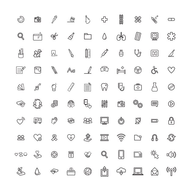 Vector UI Illustration Mixed Technologyl Concepto médico