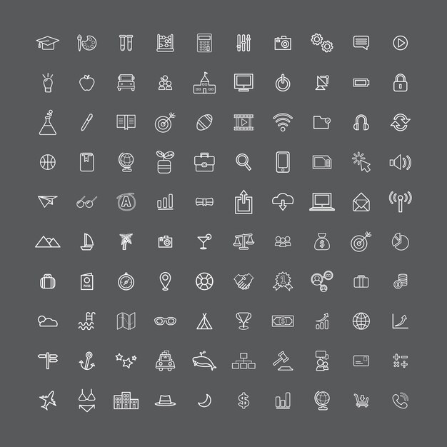 Vector UI Illustration Negocios mixtos de educación para viajes