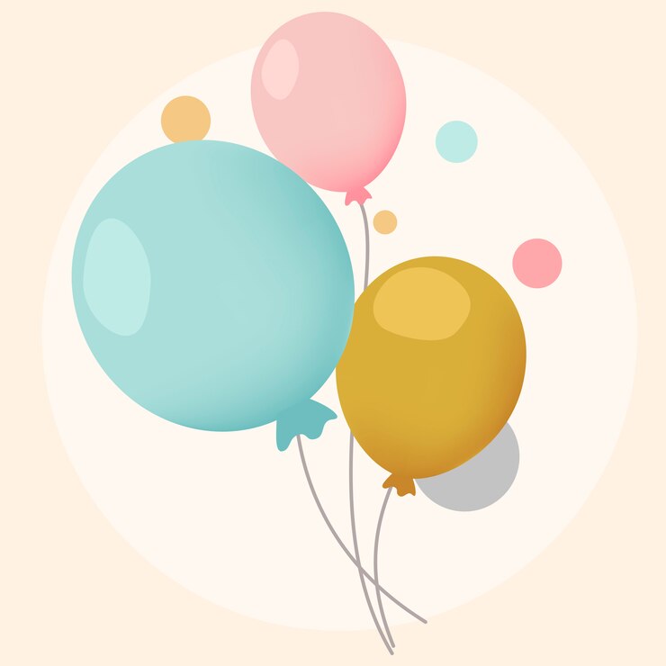 Vector gratuito vectores de diseño de globos festivos coloridos