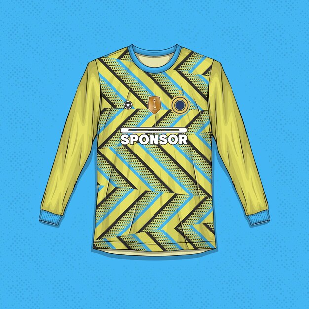 Vectores de ropa deportiva de alta calidad Plantillas de camisetas de fútbol profesional