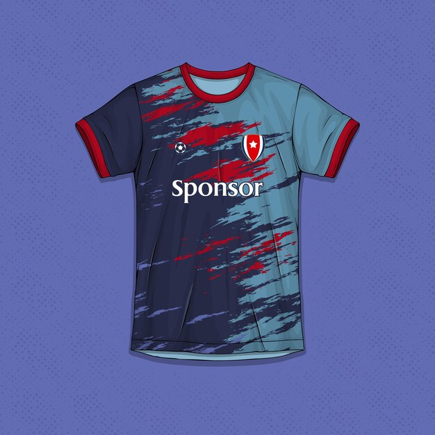 Vectores de ropa deportiva de alta calidad Plantillas de camisetas de fútbol profesional