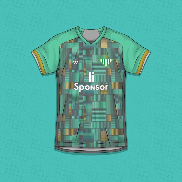 Vectores de ropa deportiva de alta calidad Plantillas de camisetas de fútbol profesional