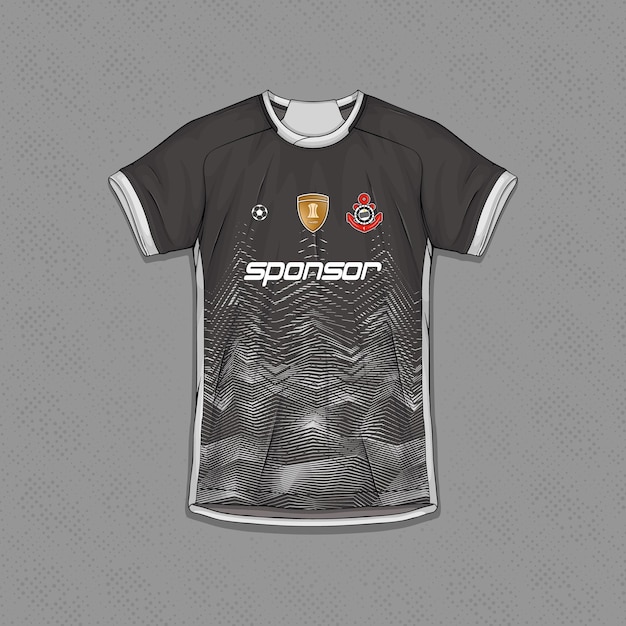 Vectores de ropa deportiva de alta calidad Texturas de camisetas atléticas personalizables
