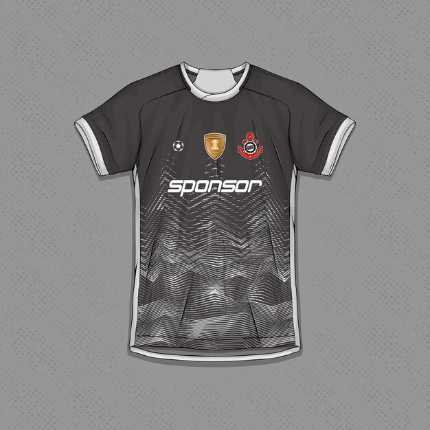 Vectores de ropa deportiva de alta calidad Texturas de camisetas atléticas personalizables