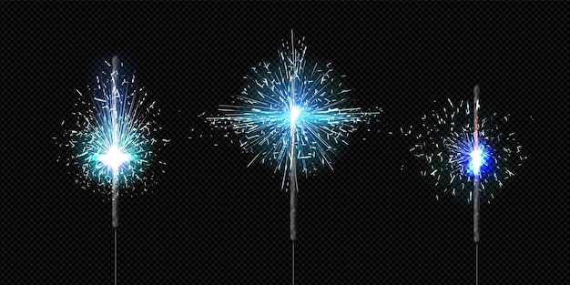 Vela de fuego de Bengala con luz de fuegos artificiales