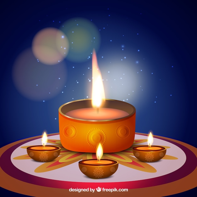 Velas de diwali