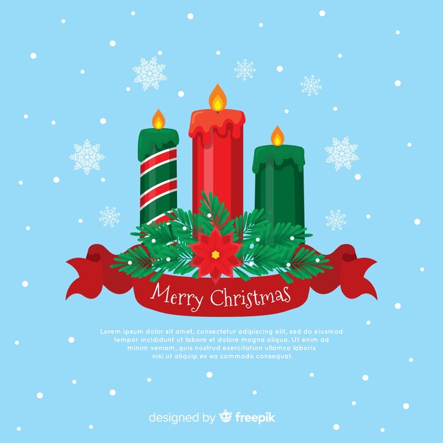 Velas de Navidad