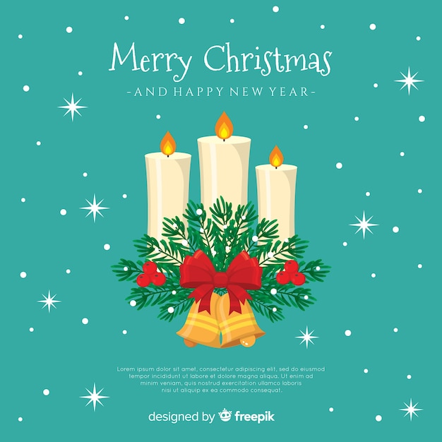 velas de navidad
