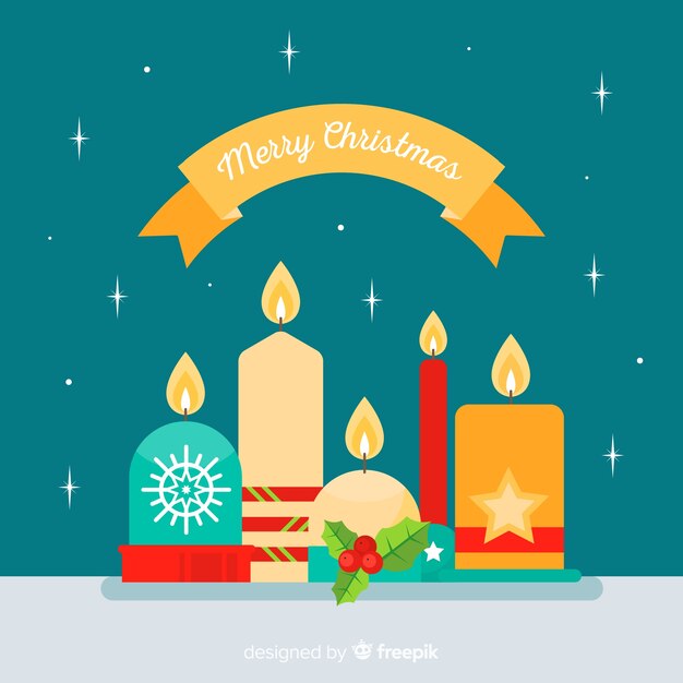 Velas de navidad