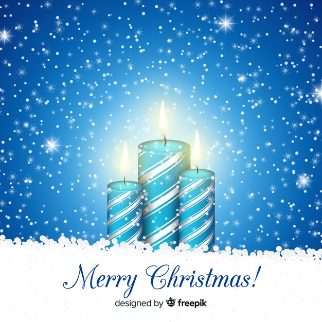 Velas de navidad