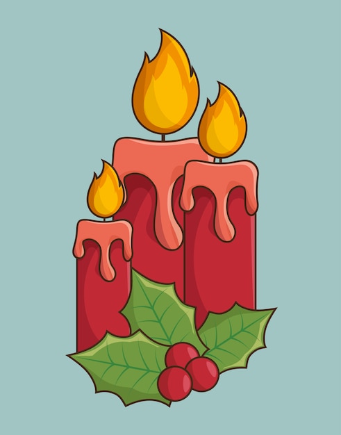 velas de navidad