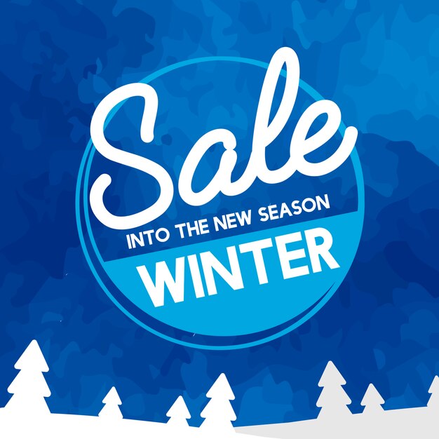 Venta al vector de la nueva temporada.