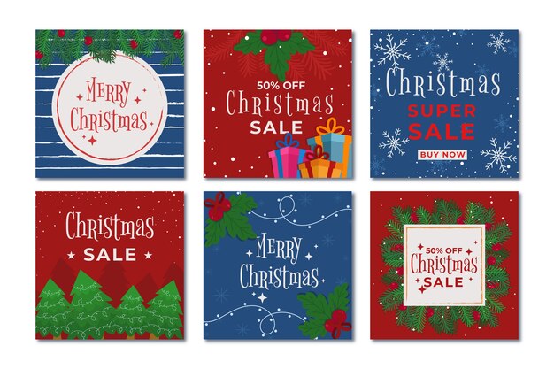Venta de navidad instagram post collection