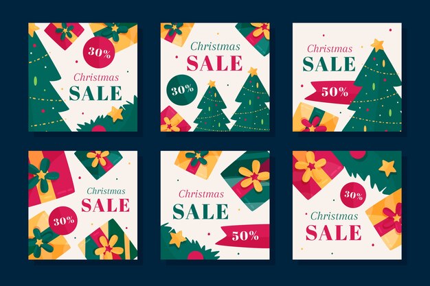 Venta de navidad instagram post collection