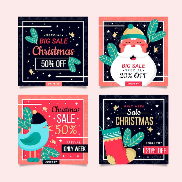 Venta de navidad instagram post collection