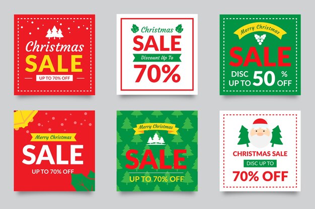 Venta de navidad instagram post collection