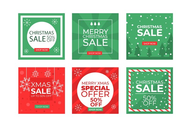 Venta de navidad instagram post collection