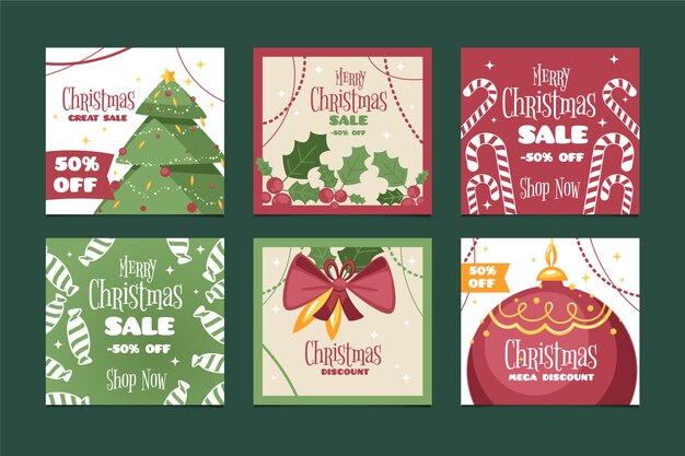 Venta de navidad instagram post collection