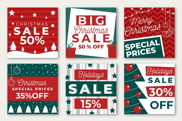 Venta de navidad instagram post collection