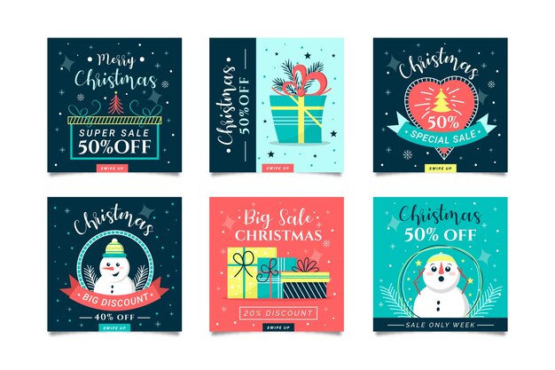 Venta de navidad instagram post collection
