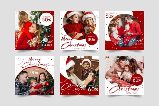 Venta de navidad instagram post collection