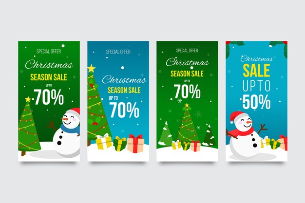 Venta de navidad instagram story collection