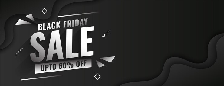 Vector gratuito venta de viernes negro atractivo diseño de banner moderno