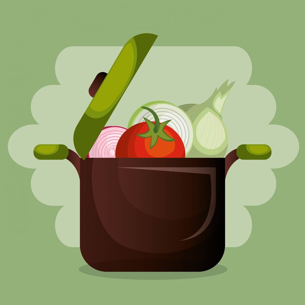 verduras frescas comida sana