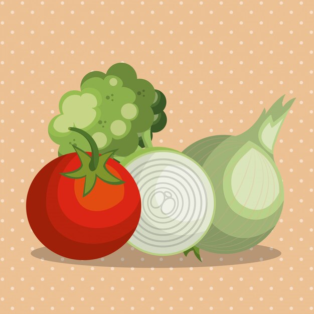 verduras frescas comida sana